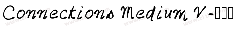 Connections Medium V字体转换
